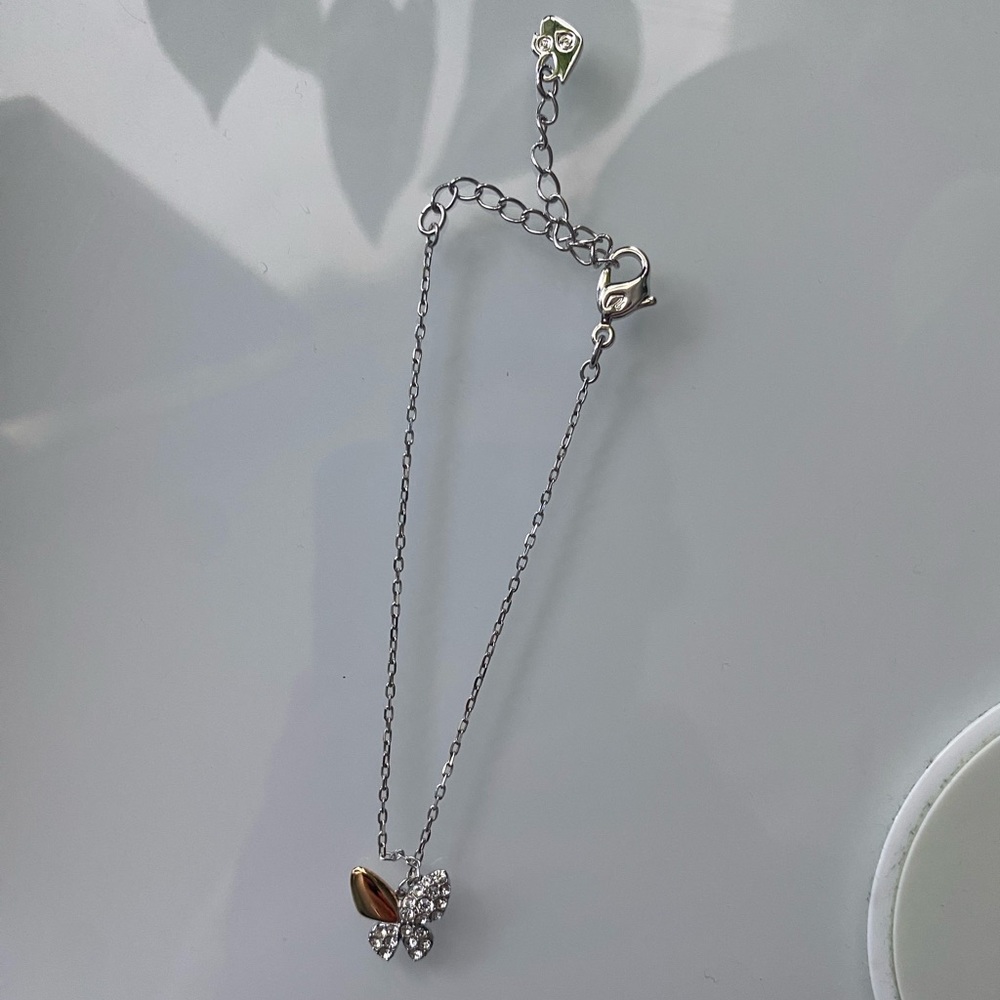 Swarovski Better Butterfly Crystal Bracelet in Metallic